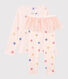 Pijama de disfraz de bailarina rosa para niña de punto