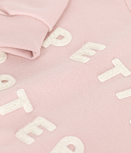 Sudadera de felpa para niña rosa SALINE