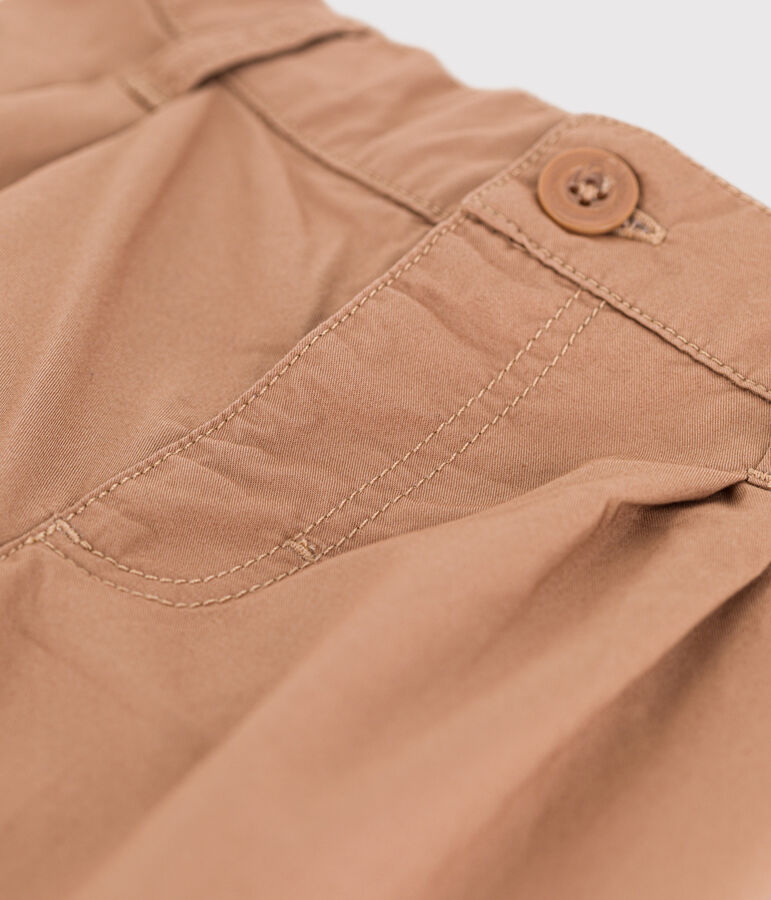 Pantal&oacute;n de sarga para beb&eacute; beige VINTAGE