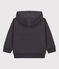 Sudadera con capucha petit Boat y cremallera de niño  gris DUMBO