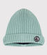 Gorro de punto tricotado con forro polar para bebé
