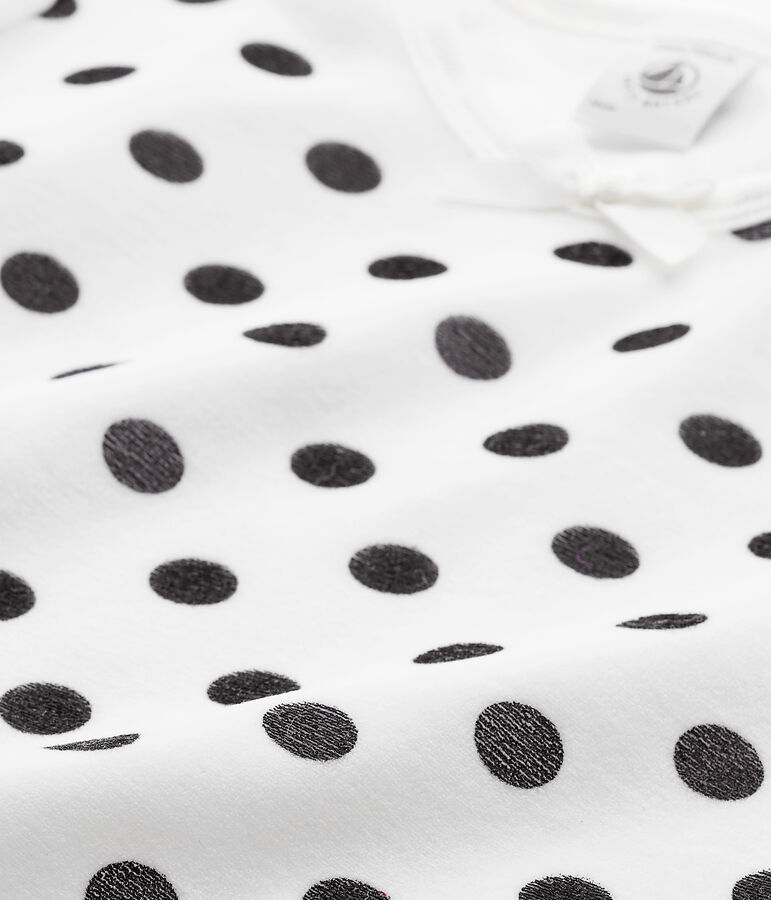 Camis&oacute;n de terciopelo para ni&ntilde;a azul/blanco/azul