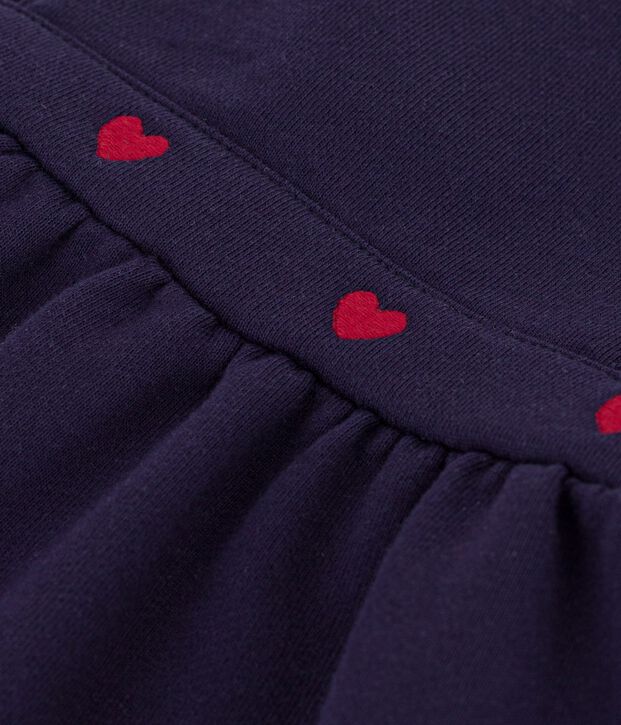 Vestido sin mangas de algod&oacute;n con bordado de corazones para beb&eacute; SOIR