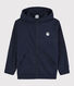 Sudadera con cremallera y capucha de algodón de niño
