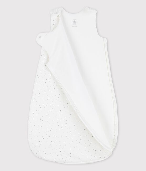 Saco de dormir de túbico de bebé blanco MARSHMALLOW/blanco MULTICO
