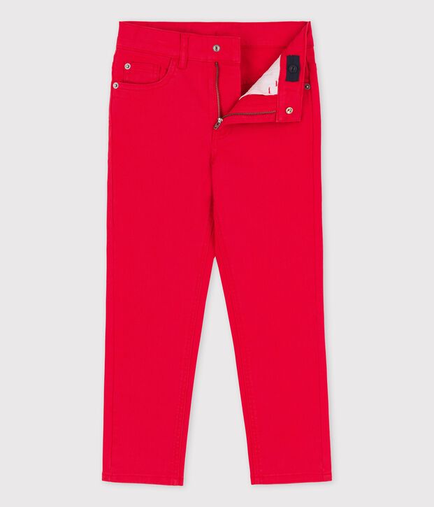Pantal&oacute;n vaquero de ni&ntilde;a / ni&ntilde;o rojo