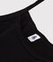 Camiseta lisa de tirantes de algodón para mujer negro NOIR