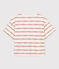Camiseta LE BOXY de algodón para mujer blanco AVALANCHE+STOP/ MULTICO