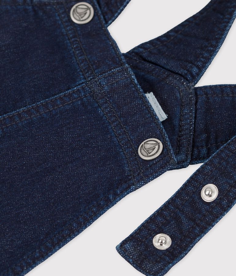 Vestido peto vaquero de ni&ntilde;a azul