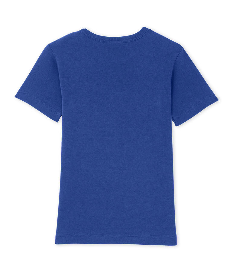 Camiseta de ni&ntilde;o con un motivo estampado azul Peter