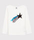 Camiseta de manga larga de algodón de niña