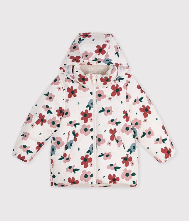 Plum&iacute;fero infantil de flores crudo/multicolor
