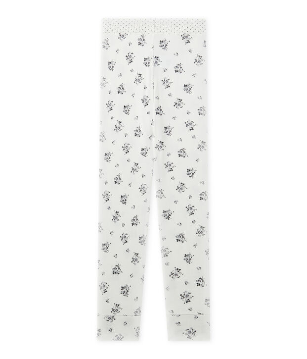 Pantal&oacute;n de pijama para ni&ntilde;a blanco/gris/multicolor