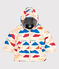 Chaqueta acolchada reciclada estampada para bebé blanco AVALANCHE/ MULTICO