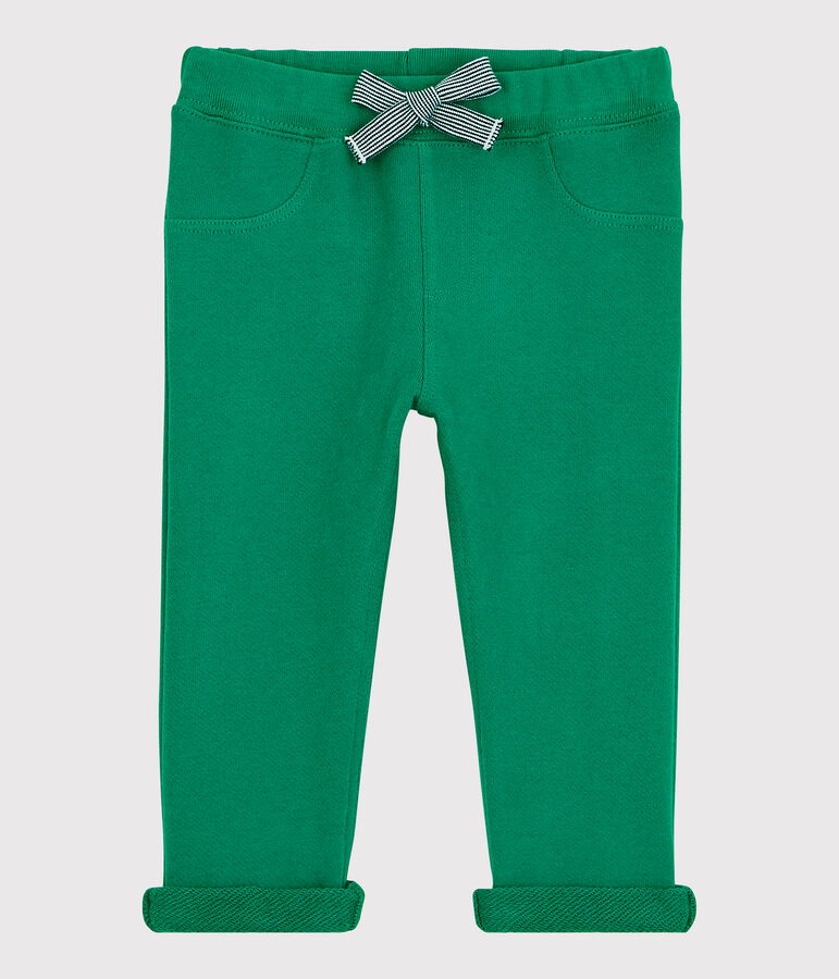Pantal&oacute;n de mulet&oacute;n de beb&eacute;. verde PIVERT