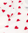 Pijama con corazón de algodón de mujer blanco MARSHMALLOW/rojo TERKUIT