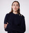 Jersey marinero de algodón liso para mujer azul SMOKING