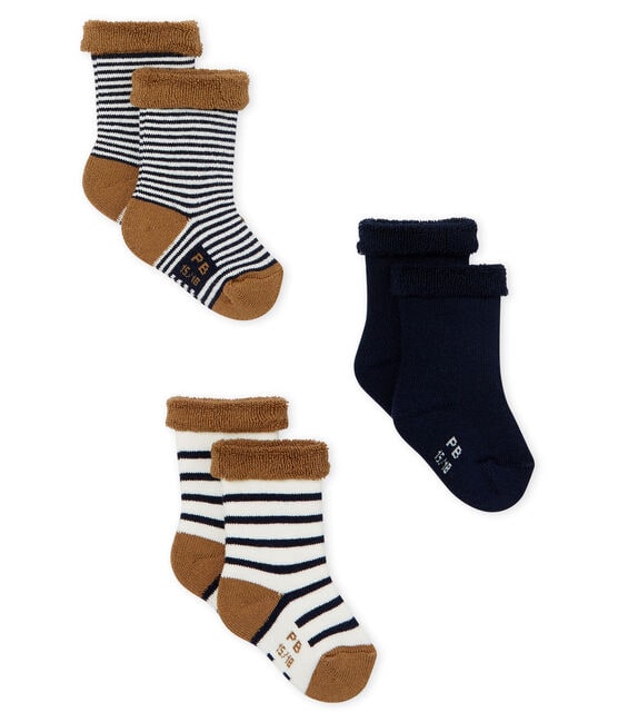 Lote que se compone de 3 pares de calcetines, mullidos y cómodos. variante 3