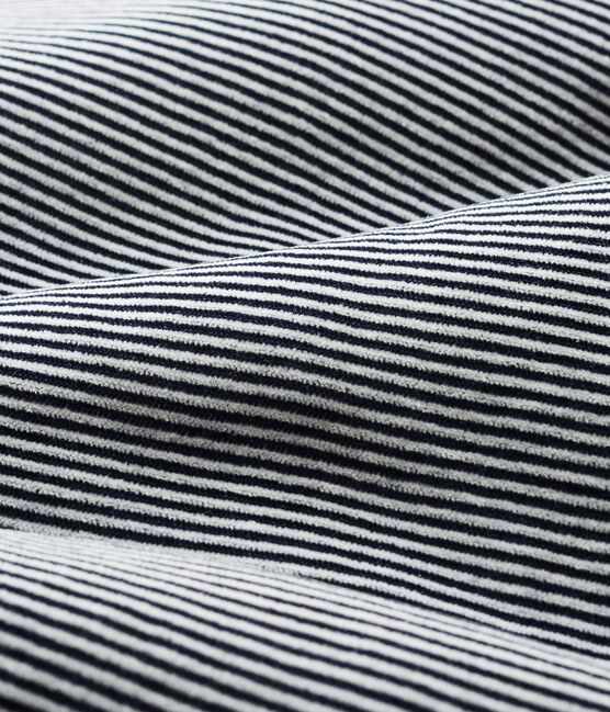 Saco de terciopelo para bebé azul SMOKING/blanco MARSHMALLOW
