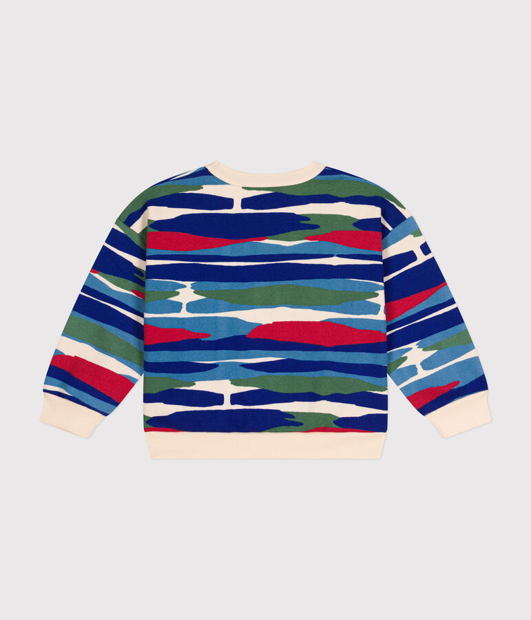 Sudadera de felpa para ni&ntilde;o crudo/rojo