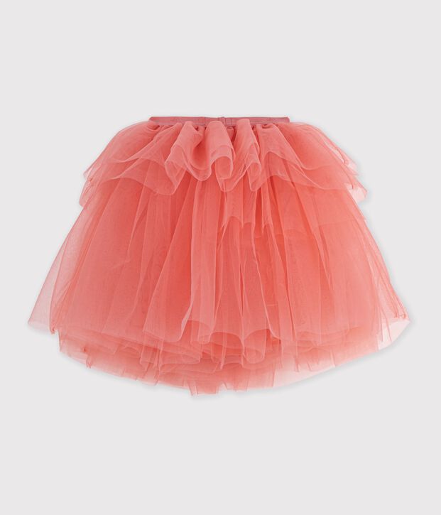 Falda infantil midi de tul liso FLAMAND