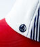 Gorra tricolor de bebé. blanco MARSHMALLOW/blanco MULTICO