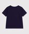 Camiseta infantil estampada de manga corta SOIR