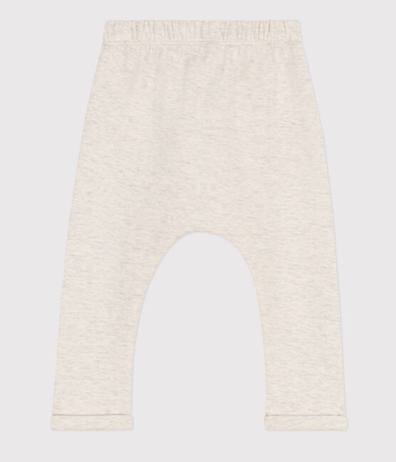 Pantalón de punto grueso para bebé beige MONTELIMAR CHINE