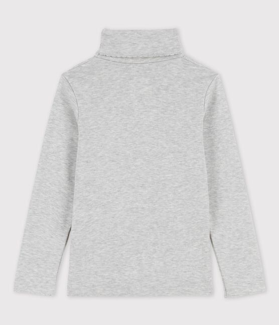 Jersey de cuello cisne de niña/niño gris BELUGA