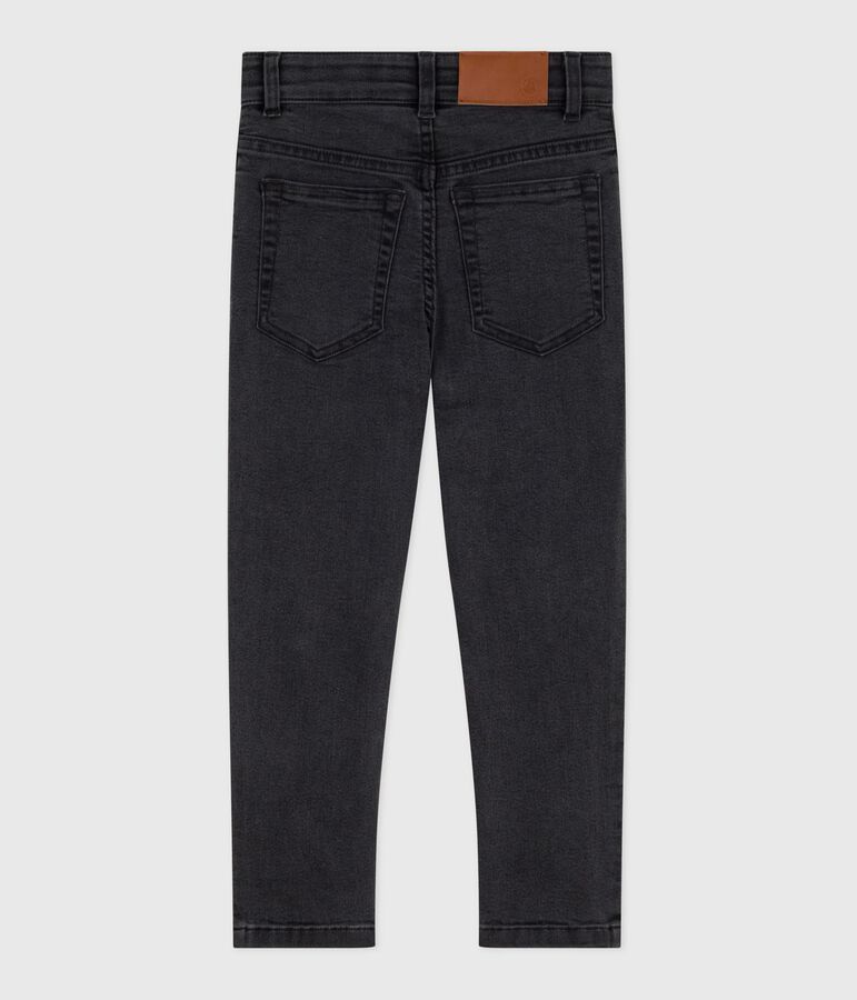 Pantal&oacute;n denim infantil negro