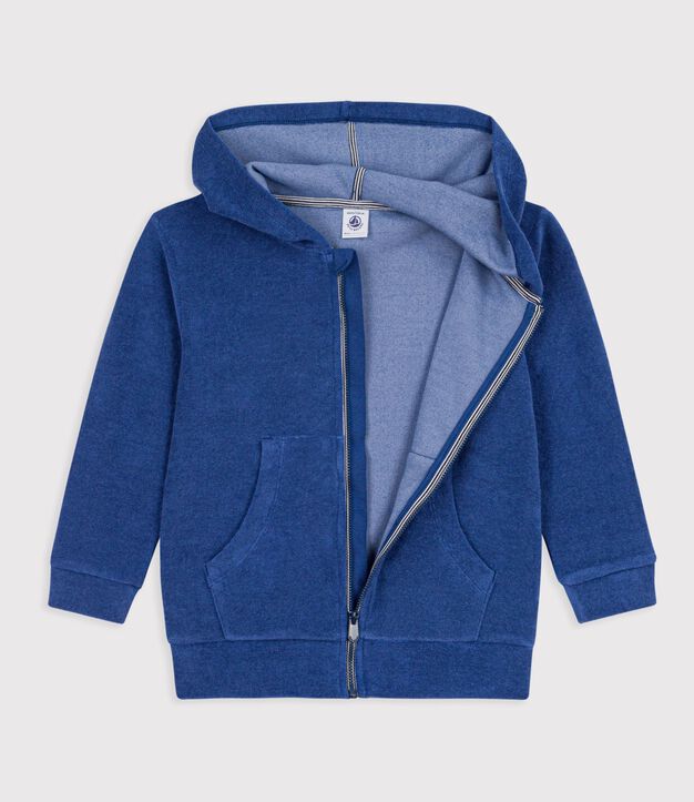 Sudadera infantil de algod&oacute;n con cremallera CREPUSCULE