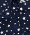 Camisa de franela para niño azul MEDIEVAL/blanco MARSHMALLOW