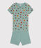 Pijama infantil corto de algodón PAUL/ MULTICO