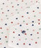 Bodyjama estampado con minicorazones de túbico de bebé blanco MARSHMALLOW/blanco MULTICO