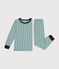 Pijama infantil de felpa cepillada con estampado de mapache PAUL/ MULTICO