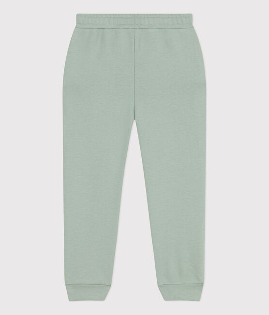 Pantalón de chándal de muletón para niña verde HERBIER