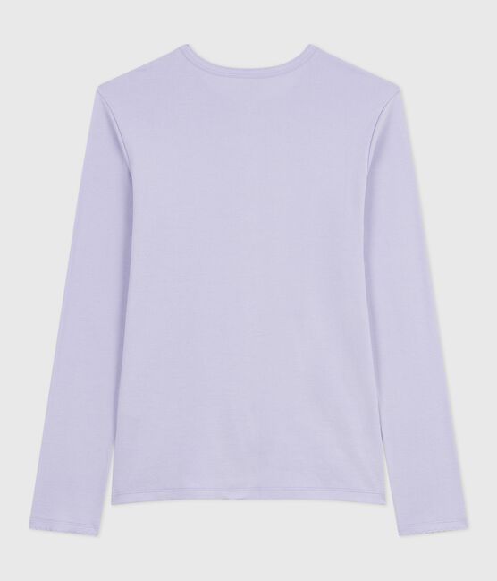Camiseta Icónica «cocotte» de manga larga de algodón para mujer violeta PARME