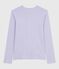 Camiseta Icónica «cocotte» de manga larga de algodón para mujer violeta PARME