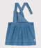 Vestido vaquero ligero sin mangas para bebé azul DENIM CLAIR