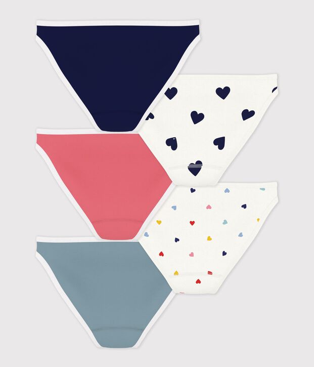 Juego de braguitas de algod&oacute;n con estampado para mujer multicolor