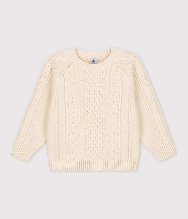 Jersey irland&eacute;s de algod&oacute;n de ni&ntilde;a/ni&ntilde;o crudo