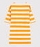 Vestido de rayas de mujer amarillo TEHONI/blanco MARSHMALLOW