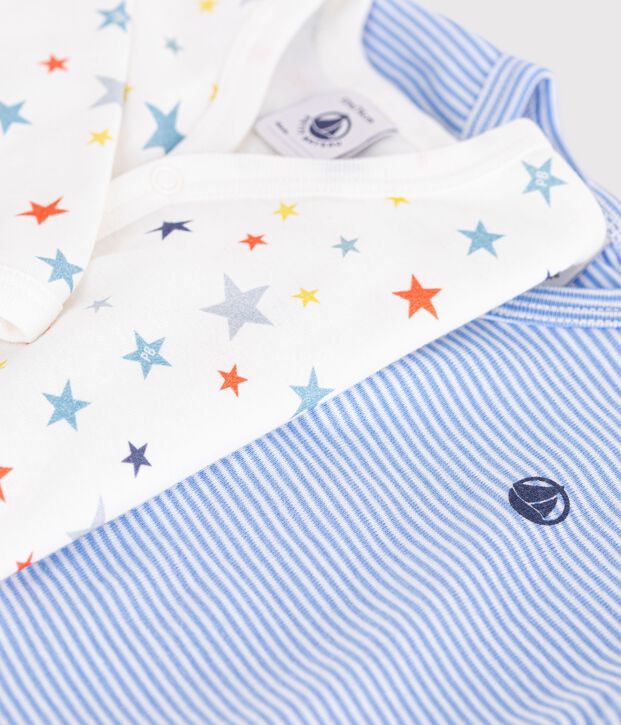 Juego de pijamas de algod&oacute;n estampado para beb&eacute; multicolor