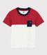 Camiseta de manga corta de algodón de niño