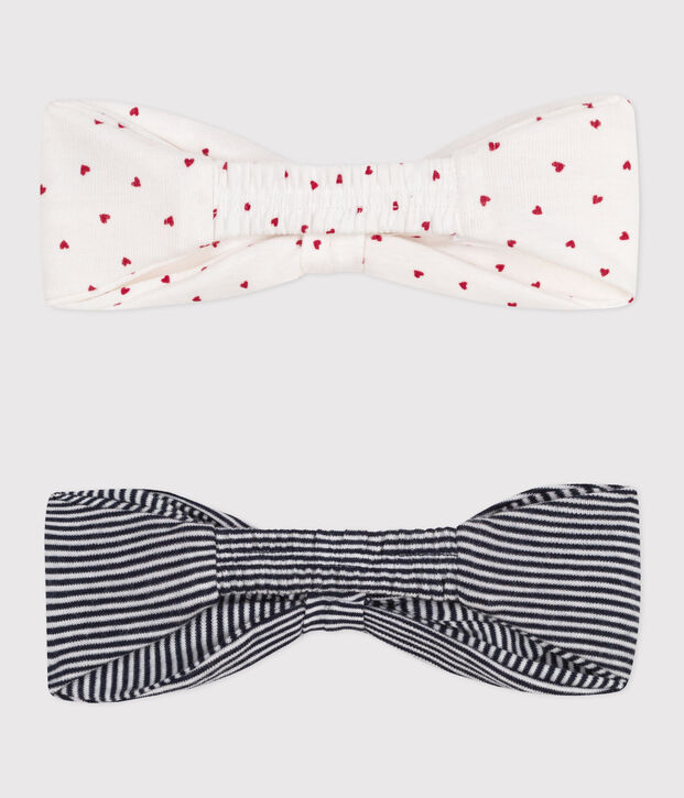 SET DE 2 DIADEMAS IC&Oacute;NICAS DE ALGOD&Oacute;N PARA BEB&Eacute; multicolor