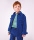 Camisa infantil lisa de terciopelo