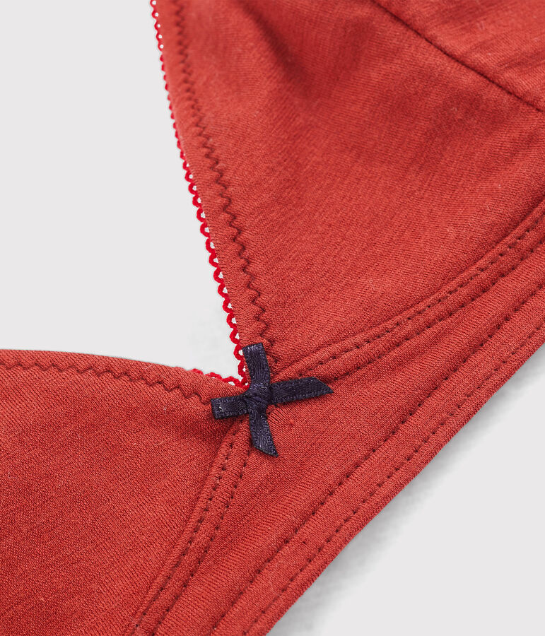 Sujetador de punto extrafino para mujer marron OMBRIE