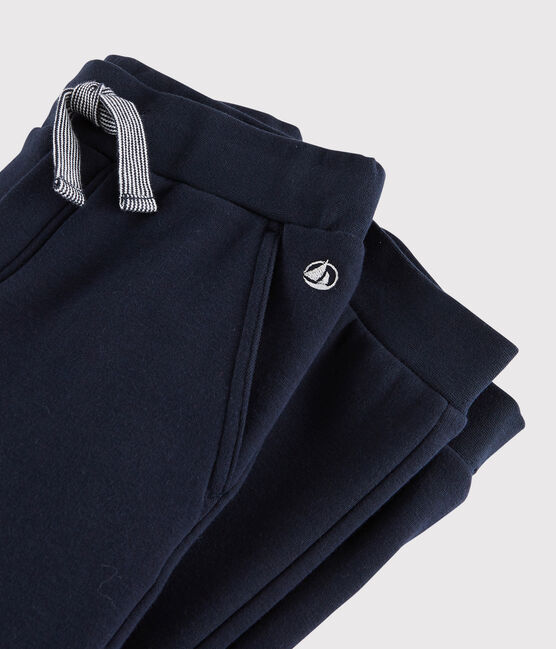 Pantalón de muletón para niño azul SMOKING