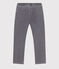 Pantalón regular de tejido vaquero sostenible para niño gris GRIS