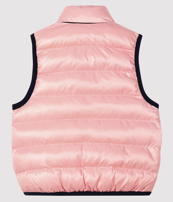 Chaqueta alcolchada reversible para bebé rosa MINOIS